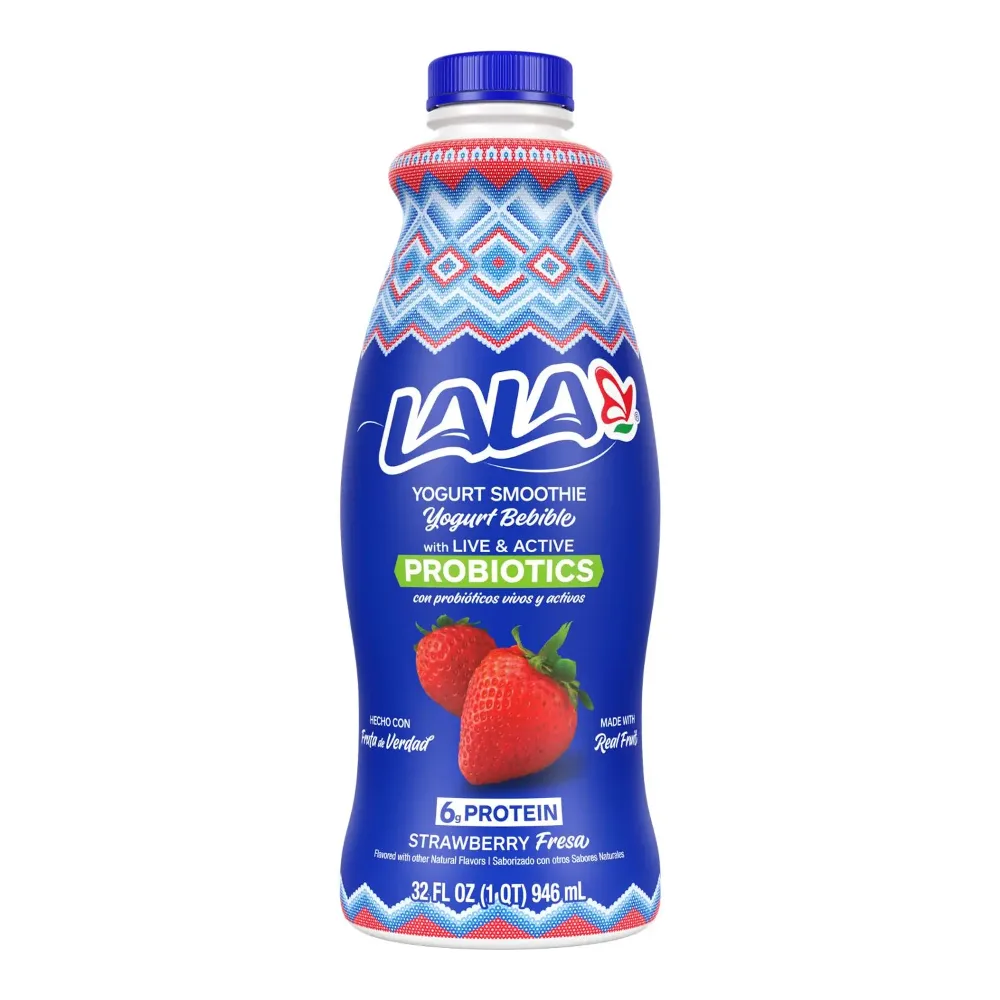 819393020669 LALA SMOOTHIE STRAWBERRY 32Z - Image 1