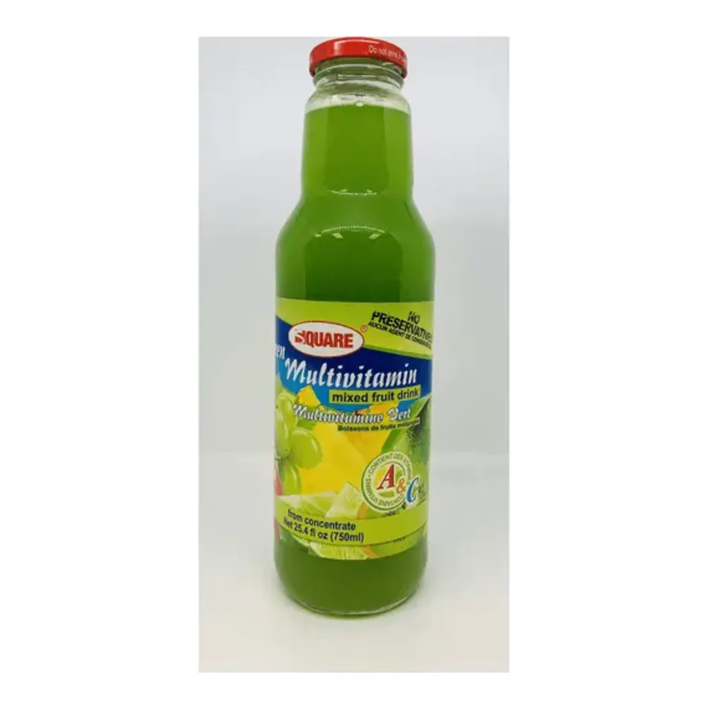 820213063520 SQUARE MULTIVITAMIN GREEN 25Z - Image 1