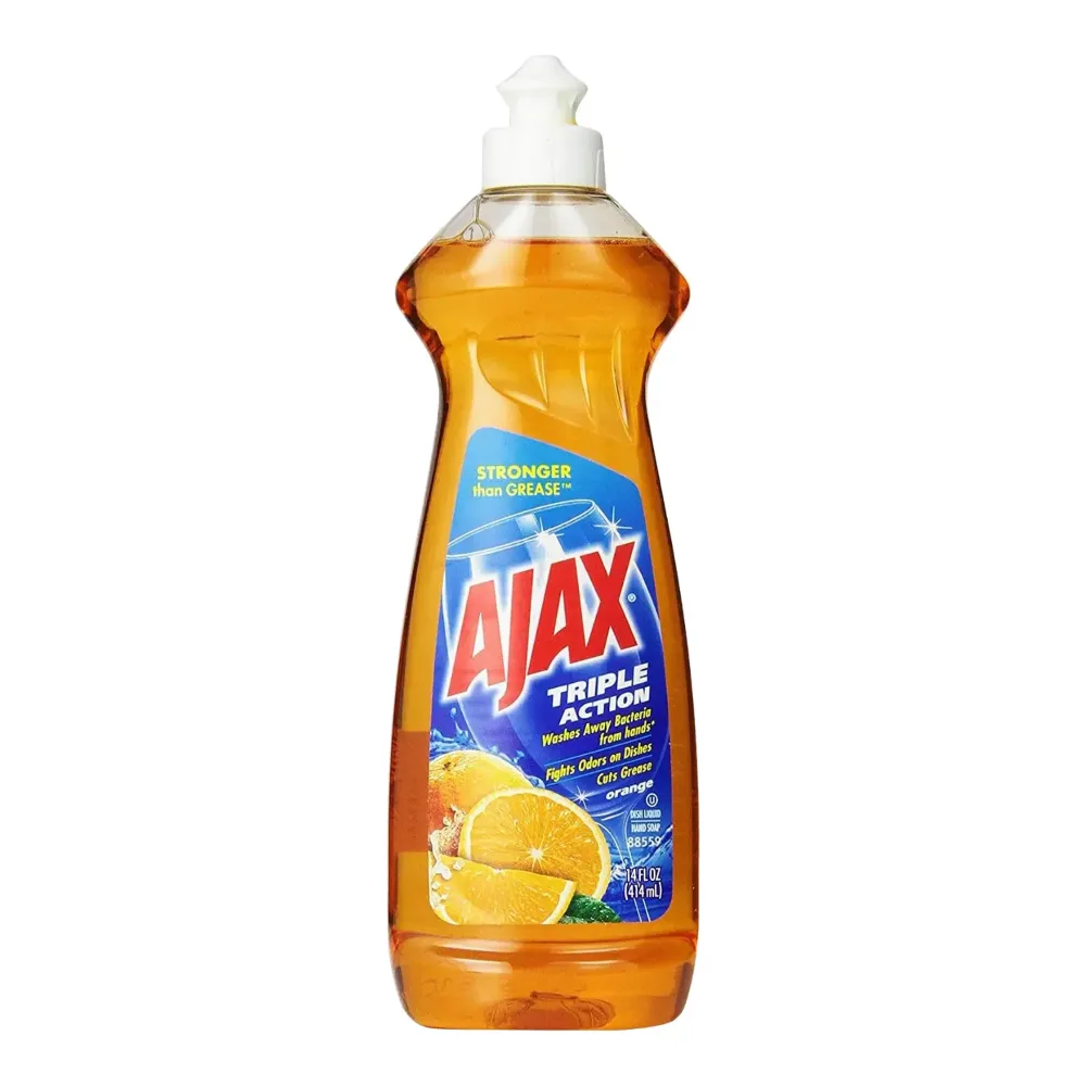 827854007128 AJAX DISH LIQ ORANGE 12.6Z - Image 1