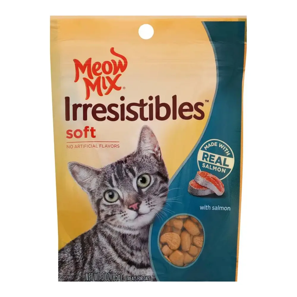 829274527163 MEOW MIX SFT SALMON TREAT 3Z - Image 1