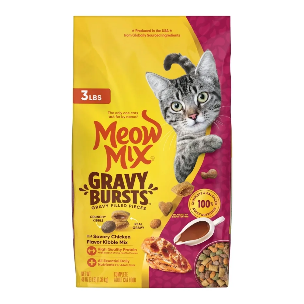 829274827386 MEOWMX GRVY BRST CHK DRY 3LB - Image 1