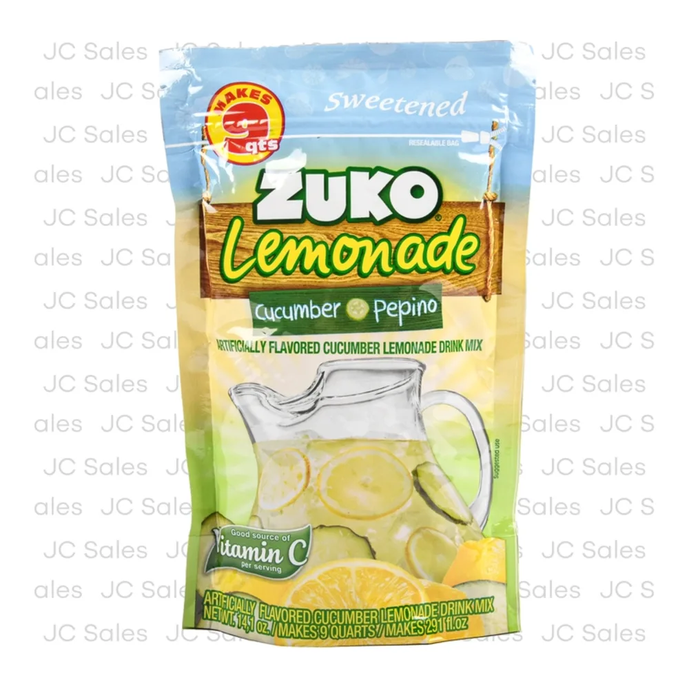 830108001667 ZUKO CUCUMBER LEMONADE 14.1Z - Image 1