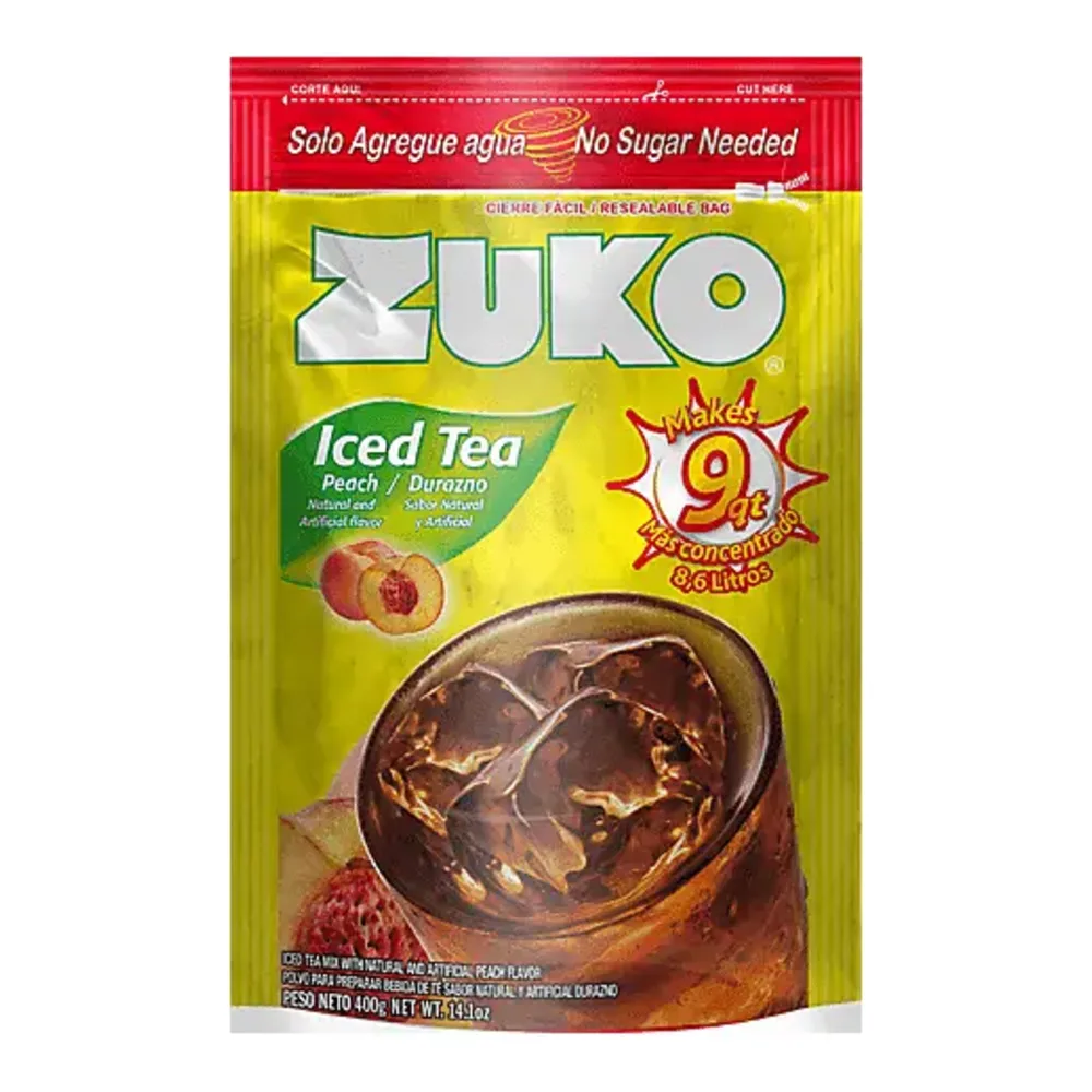 830108700690 ZUKO PWDR PEACH TEA 14.1Z - Image 1