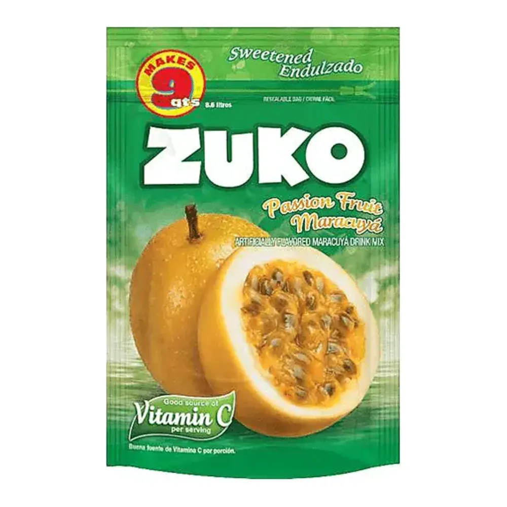 830108732523 ZUKO PWDR PASSION FRUIT 14.1Z - Image 1