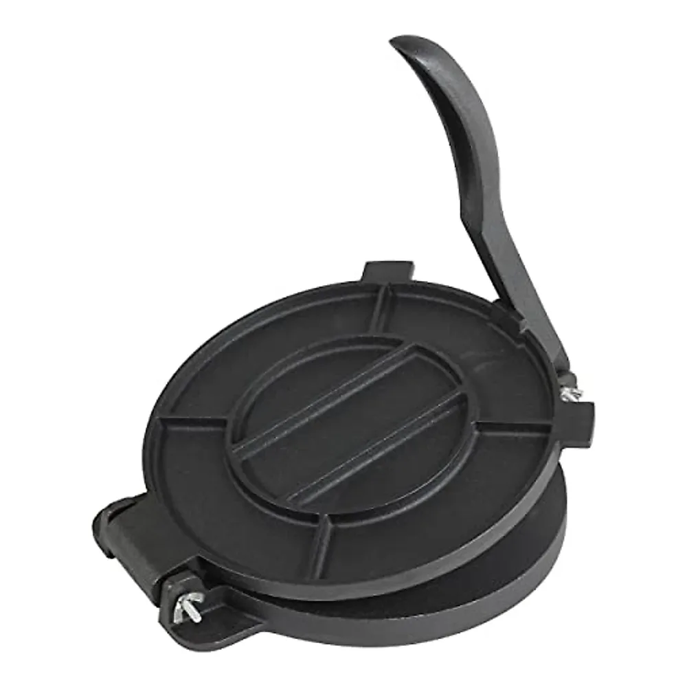 840145804473 PENN CAST IRON TORTILLA PRESS 8" - Image 1