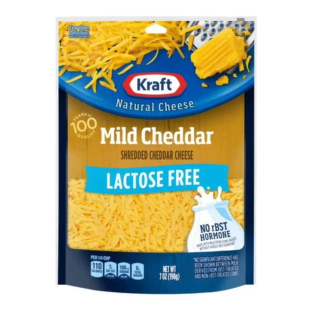 840370903378 KRAFT MILD CHDR SHRED LACT FREE 7Z - Image 1