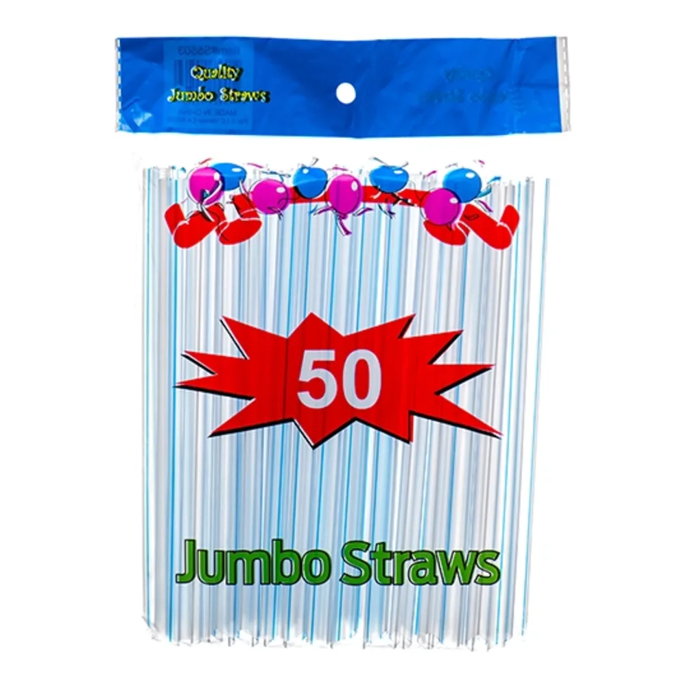 840929055039 QUALITY STRAWS JUMBO 50CT - Image 1
