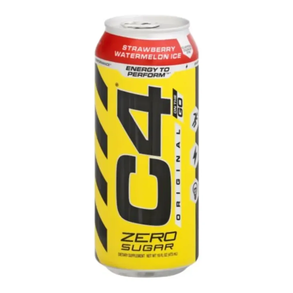842595106572 C4 ENERGY DRINK STRAWBERRY 16Z - Image 1