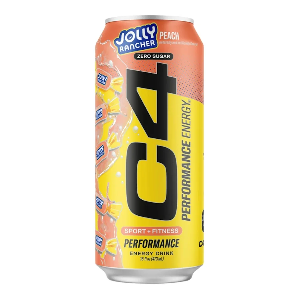 842595135466 C4 JR ZERO SUGAR PEACH 16Z - Image 1