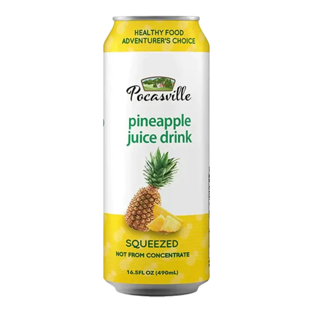 850006748563 POCASVILLE JUGO DE PINEAPPLE 16Z - Image 1