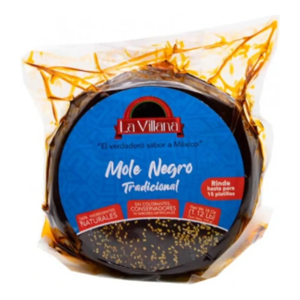 850012039013 LA VILLANA MOLE NEGRO 1.12LB - Image 1