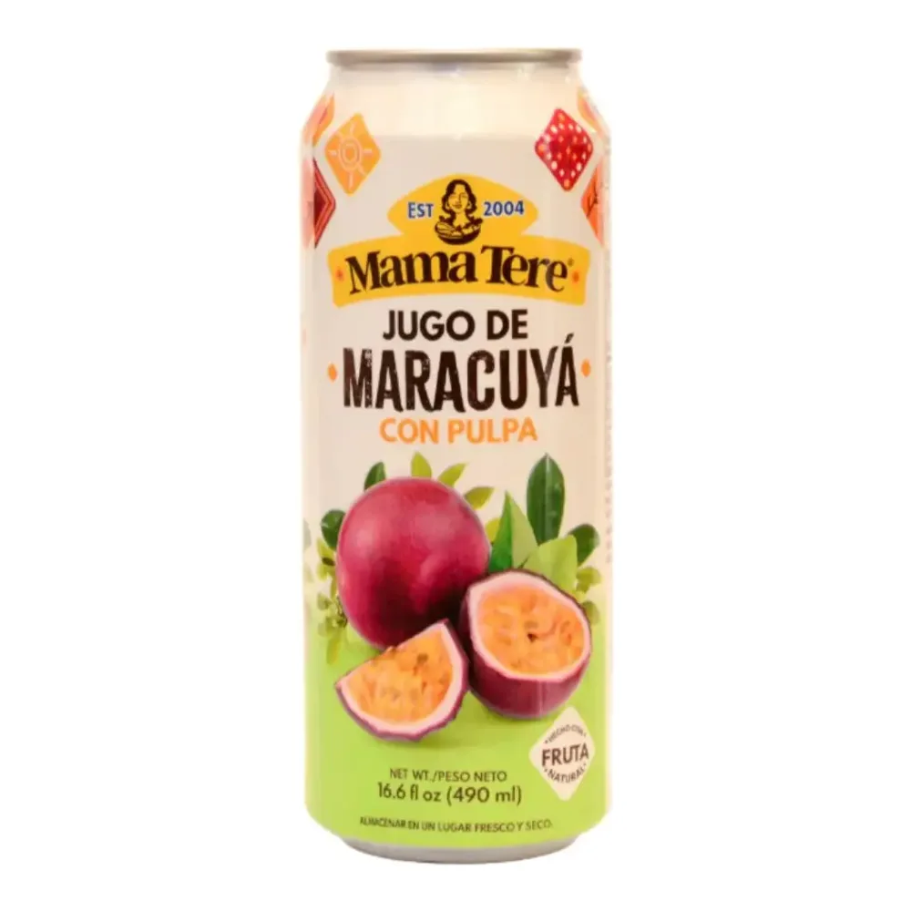 850018933551 MAMA TERE PASSION FRUIT JCE 16Z - Image 1