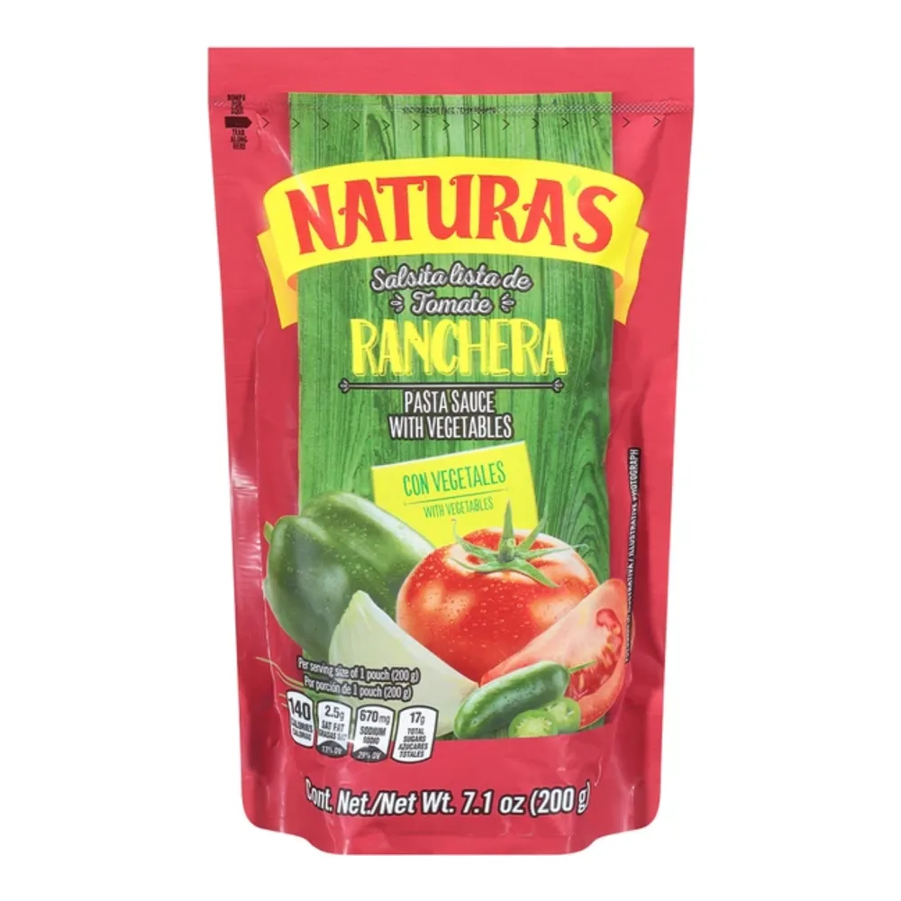 850022820908 NATURAS SALSA RANCHERA 7Z - Image 1