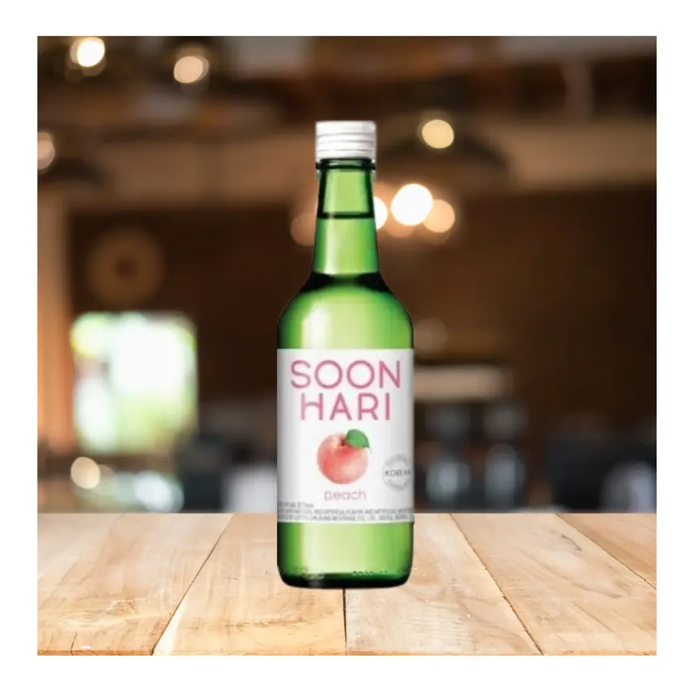 850052711276 SOONHARI SOJU PEACH 375ML - Image 1