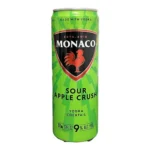 MONACO SOUR APPLE CRUSH VODKA 12Z