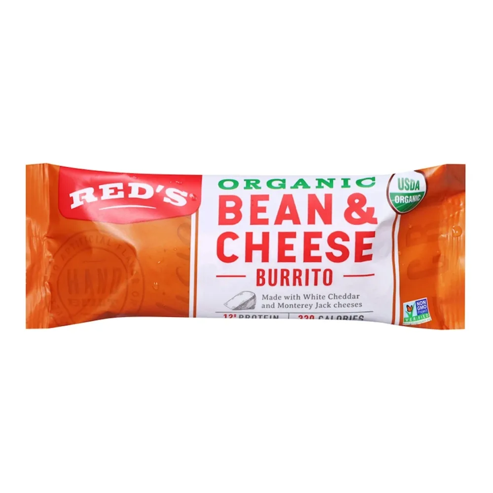 850416002255 REDS ORGANIC BEAN&CHEESE BURRITO - Image 1