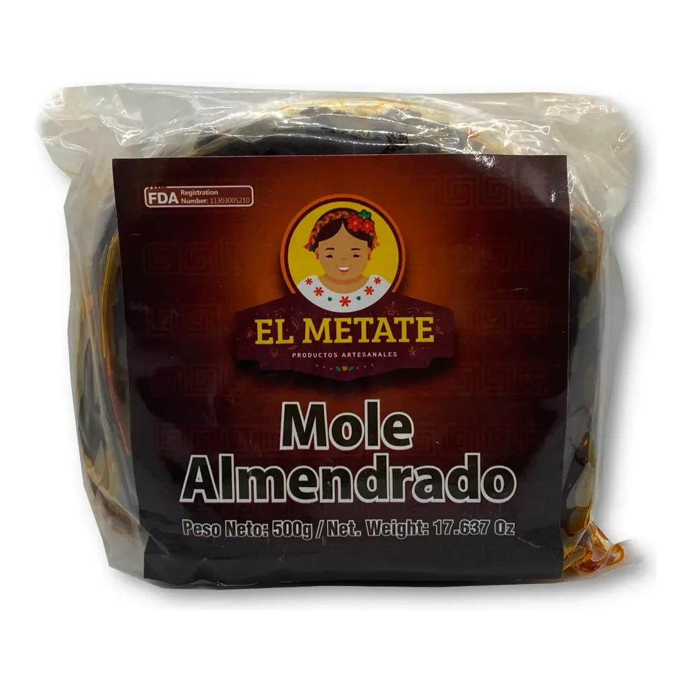 851217008453 EL METATE MOLE ALMENDRO 17Z - Image 1