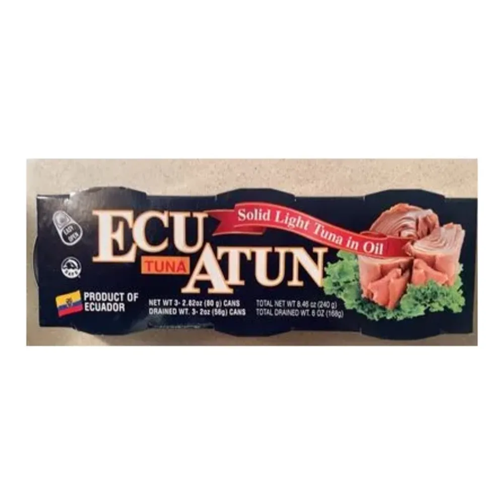 851788008463 TUNA ECUATUN TUNA OIL 3PK - Image 1