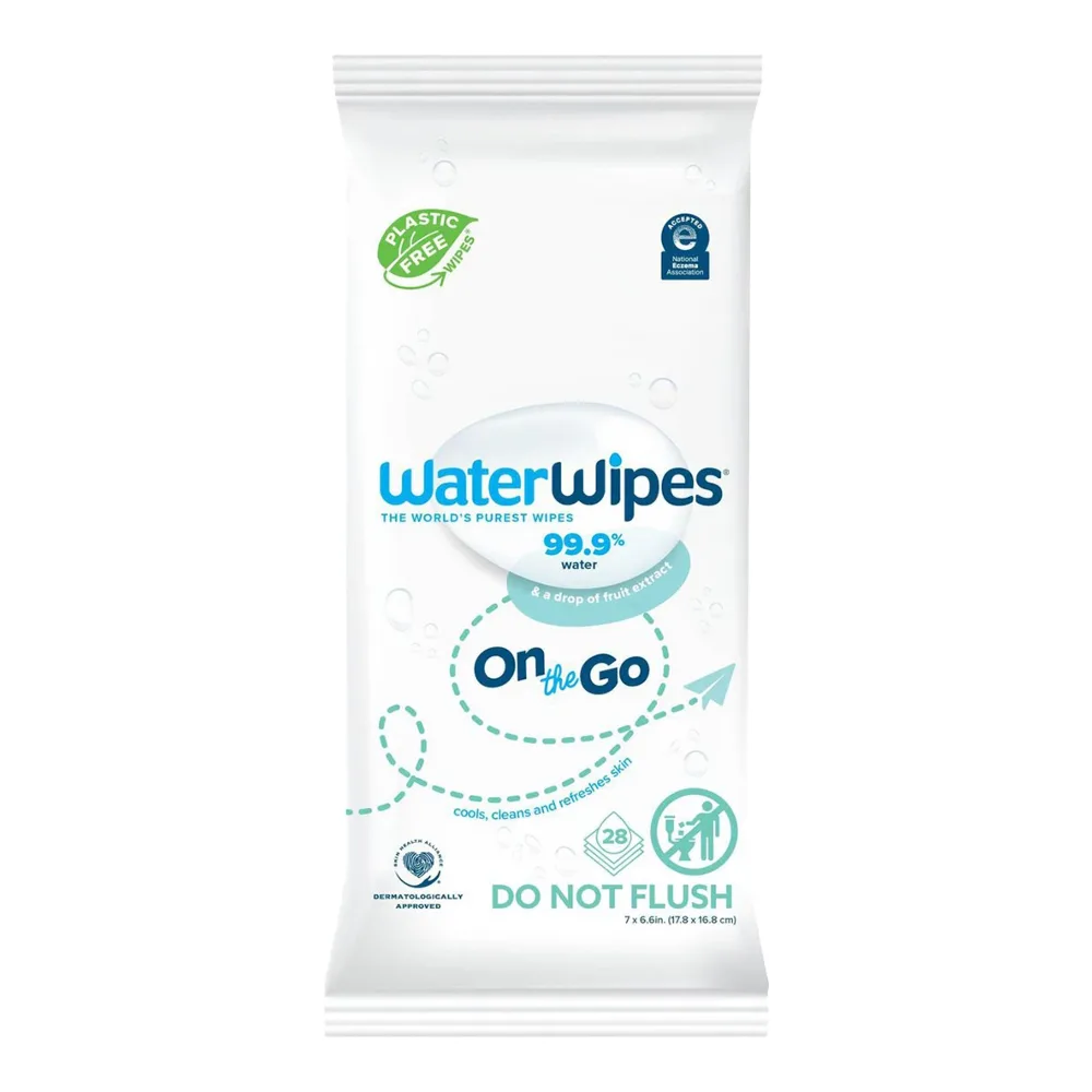852401006354 WATERWIPES OTG WIPES 28CT - Image 1