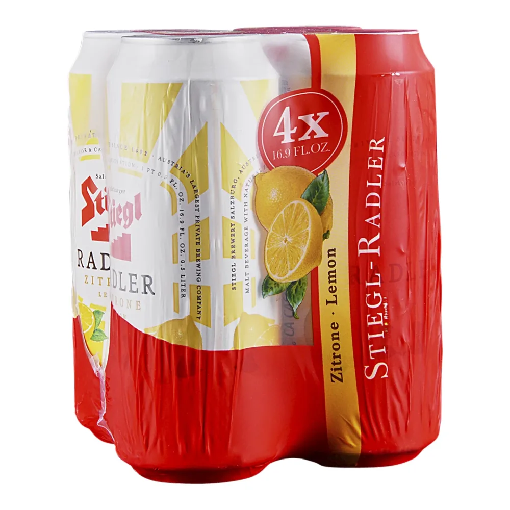 852527000397 STIEGL RADLER ZITRONE 16Z/4PK - Image 1