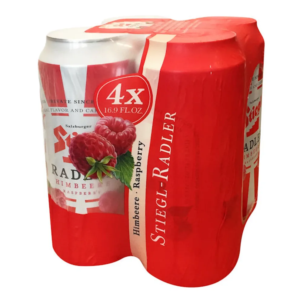 852527000441 STIEGL RADLER HIMBEERE RASP 16Z/4PK - Image 1