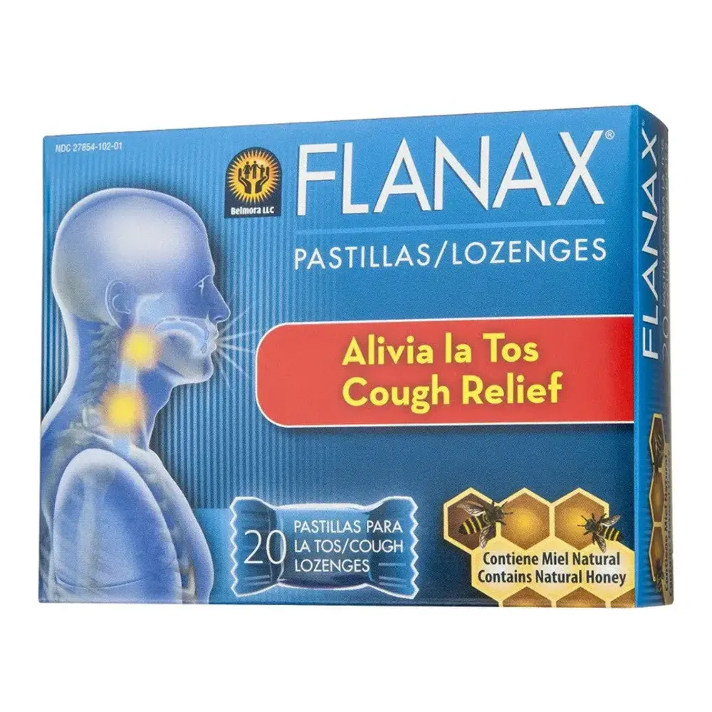 853030002113 FLANAX LOZENGES COUGH RELIEF 20CT - Image 1