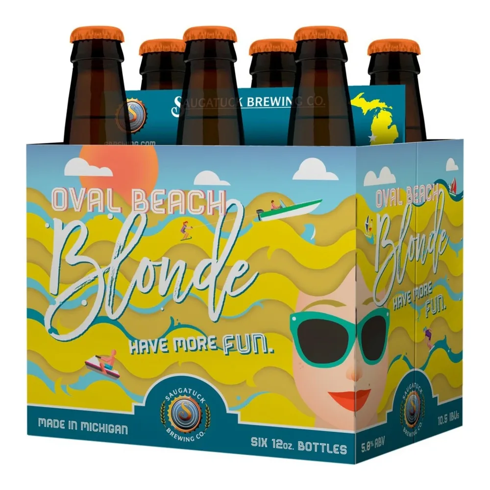 853242004264 SAUGATUCK BLONDE ALE 12Z/6PK - Image 1