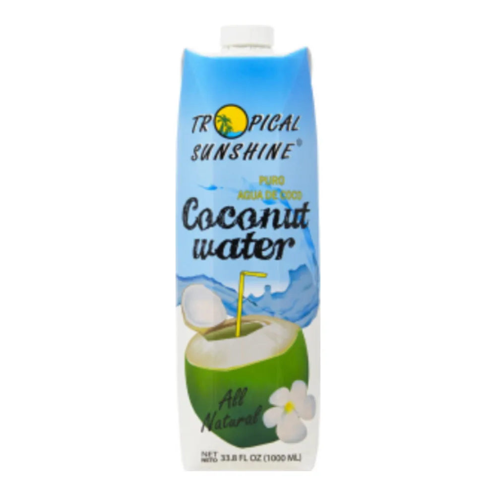 853773008014 TROPICAL SUNSHINE COCONUT WATER 33.8Z - Image 1