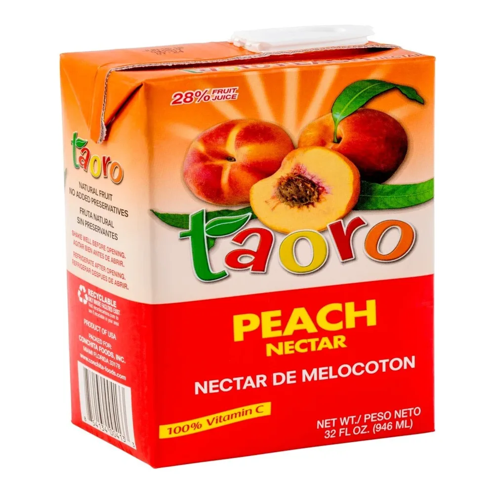 854134004133 TAORO PEACH NECTAR 32Z - Image 1