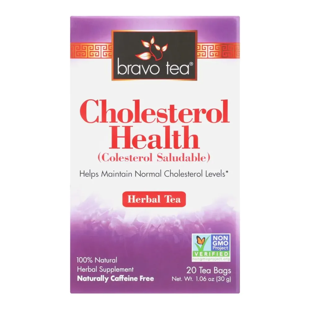 855533005028 BRAVO TEA CHOLESTEROL HEALTH 20CT - Image 1