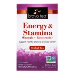 BRAVO TEA ENERGY STAMINA 20CT
