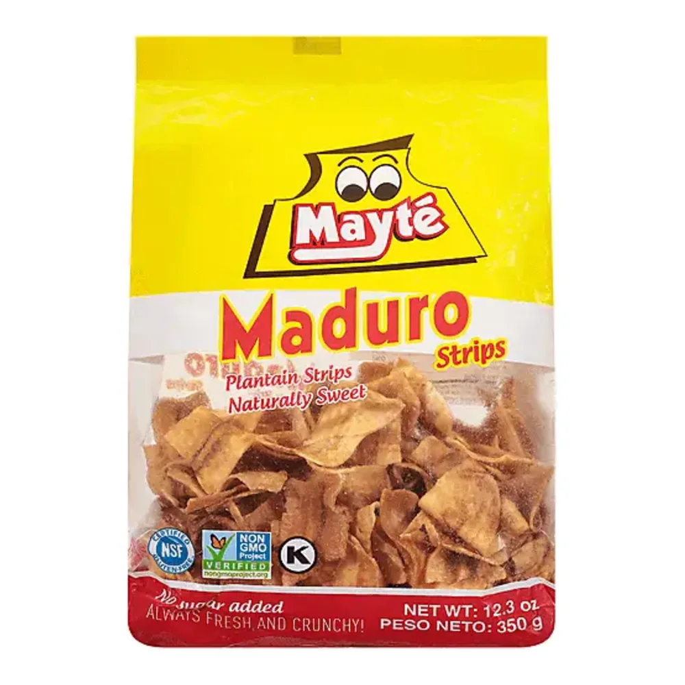 856414001399 MAYTE MADURITOS PLANTAIN STRIPS 12.3Z - Image 1
