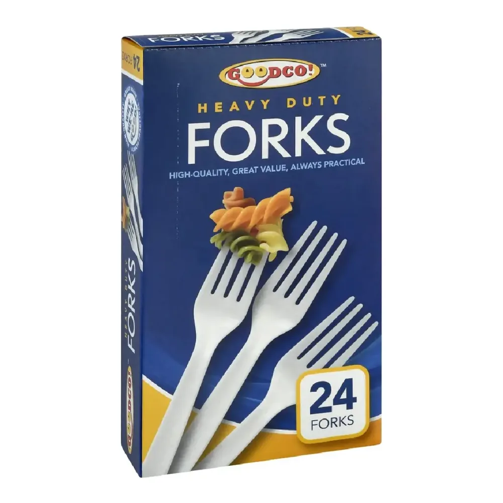 858622003110 GOODCO HEAVY DUTY FORKS 24PK - Image 1