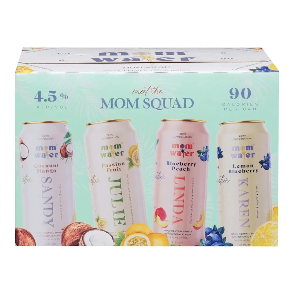 860005323982 MOM WATER VARIETY 12Z/8PK - Image 1