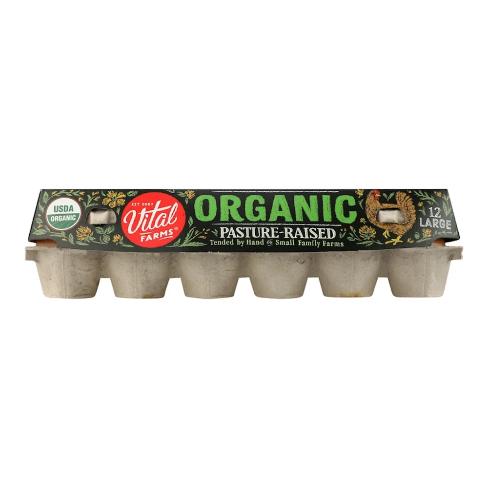 861745000027 VITAL FARMS ORGANIC EGGS 1DZ - Image 1
