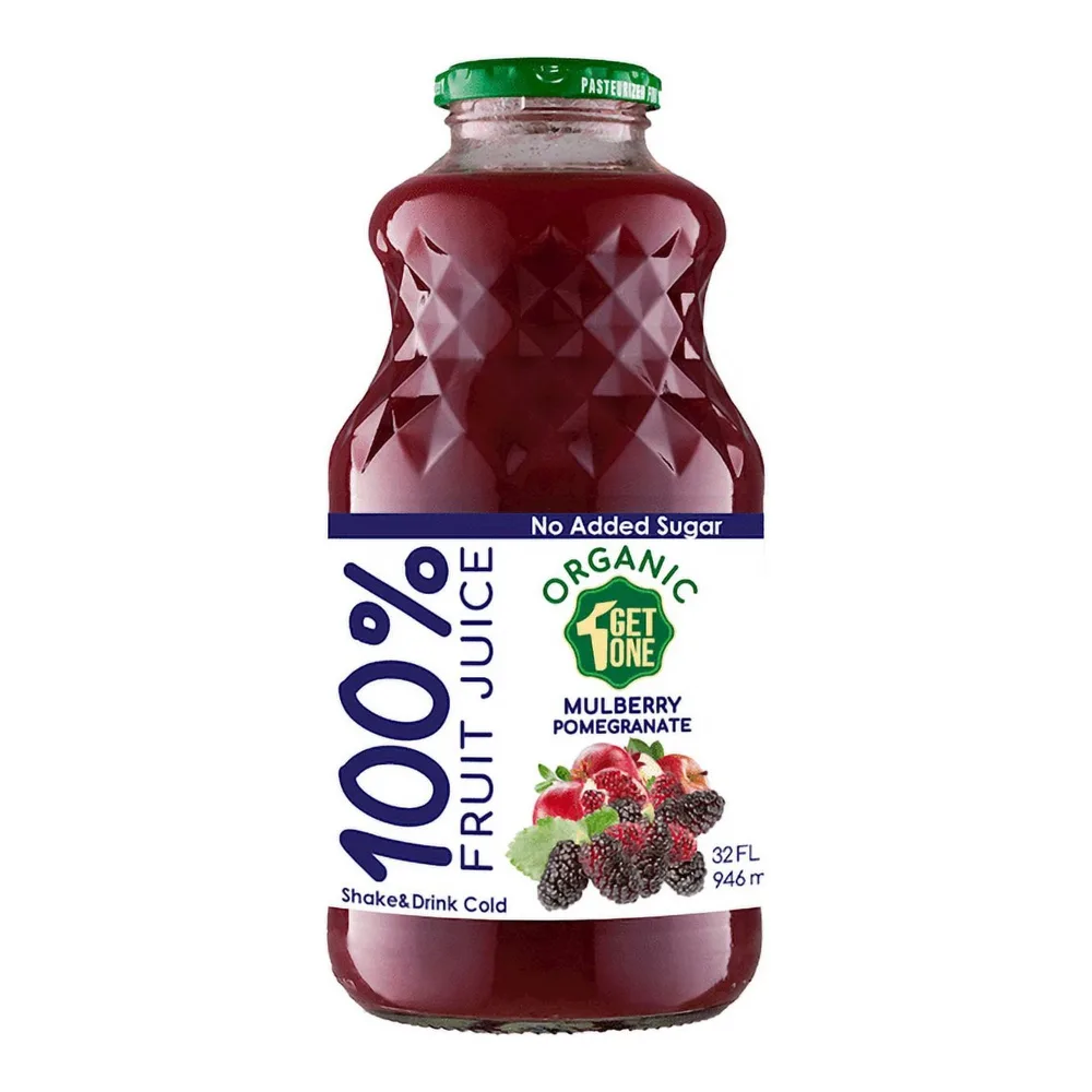 8680313588321 GET ONE ORGANIC MULBERRY JUICE 32Z - Image 1