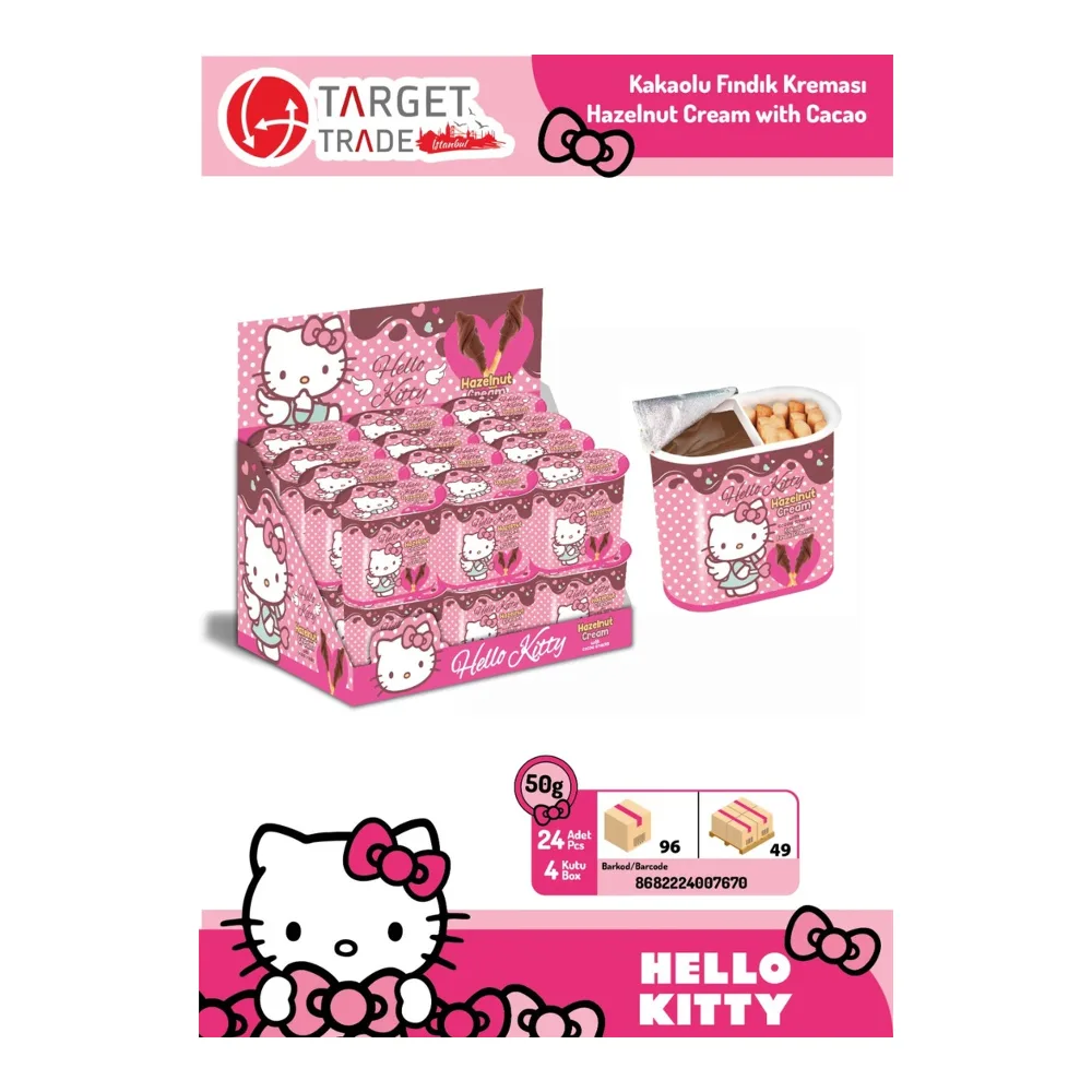 8682224007670 HELLO KITTY BREADSTICK HAZELNUT 1Z - Image 1