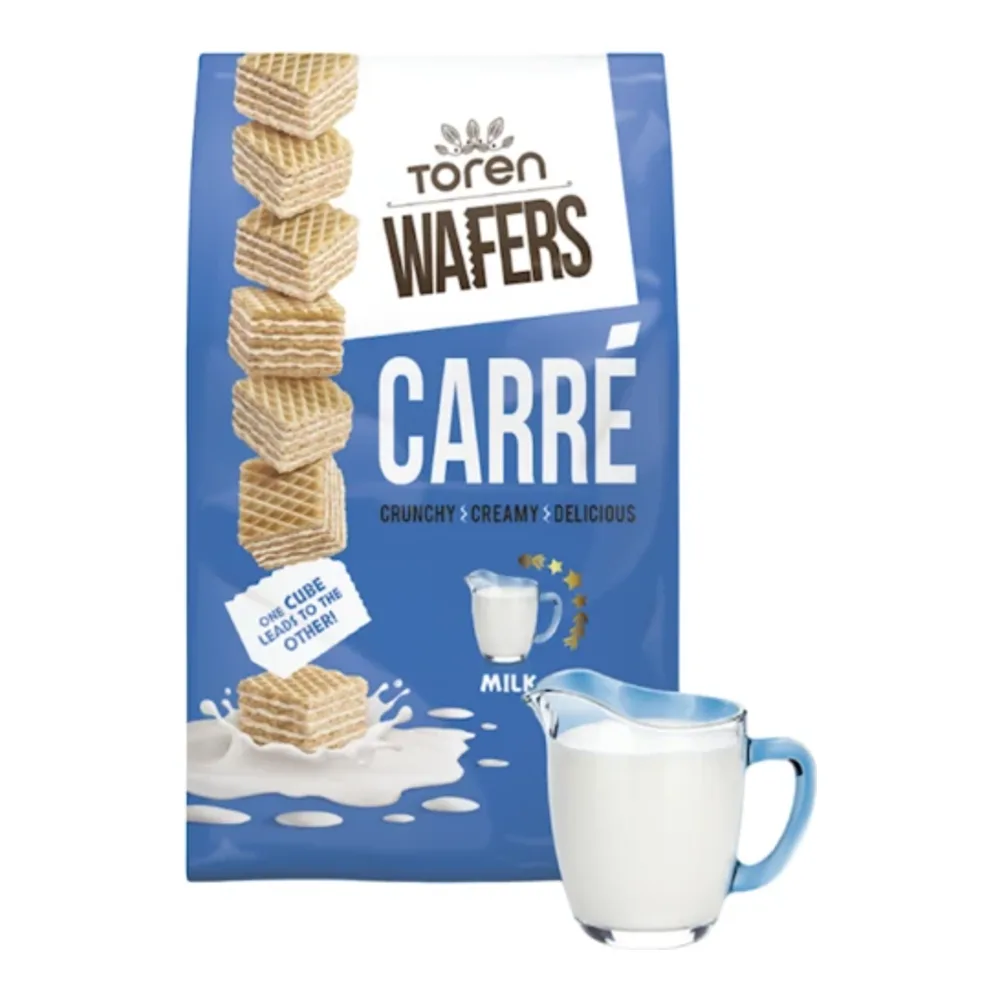 8697439304896 TOREN WAFERS CARRE MILK CRM 250g - Image 1