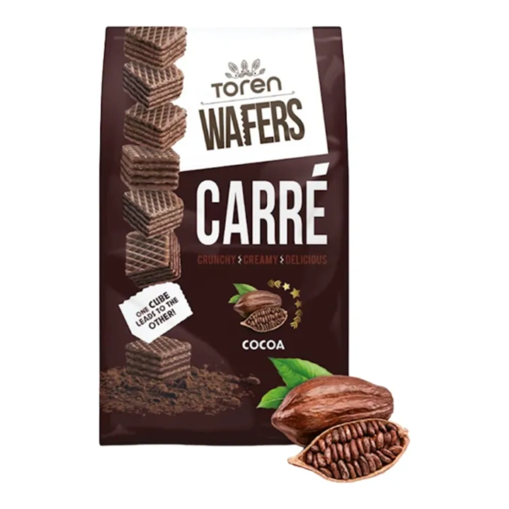 8697439304933 TOREN WAFERS CARRE COCOA 250g - Image 1