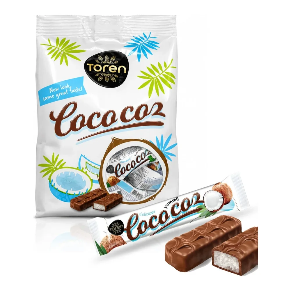 8697439305183 TOREN COCO COZ COCONUT BAR 500G - Image 1