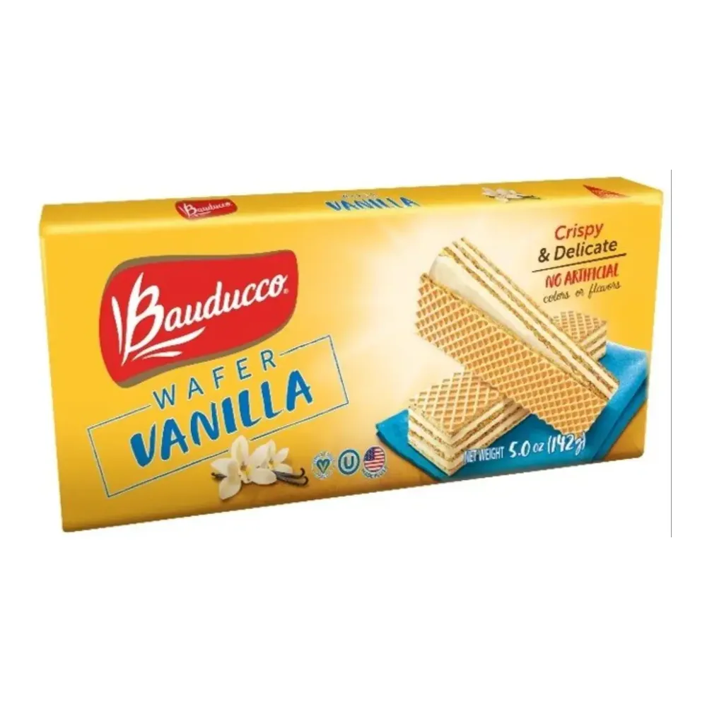 875754008301 BAUDUCCO WAFERS VANILLA 5Z - Image 1