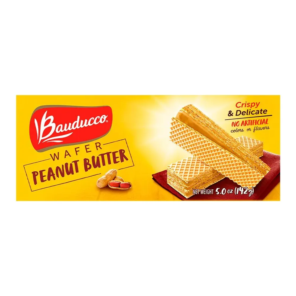 875754009117 BAUDUCCO WAFERS PEANUT BTR 5Z - Image 1