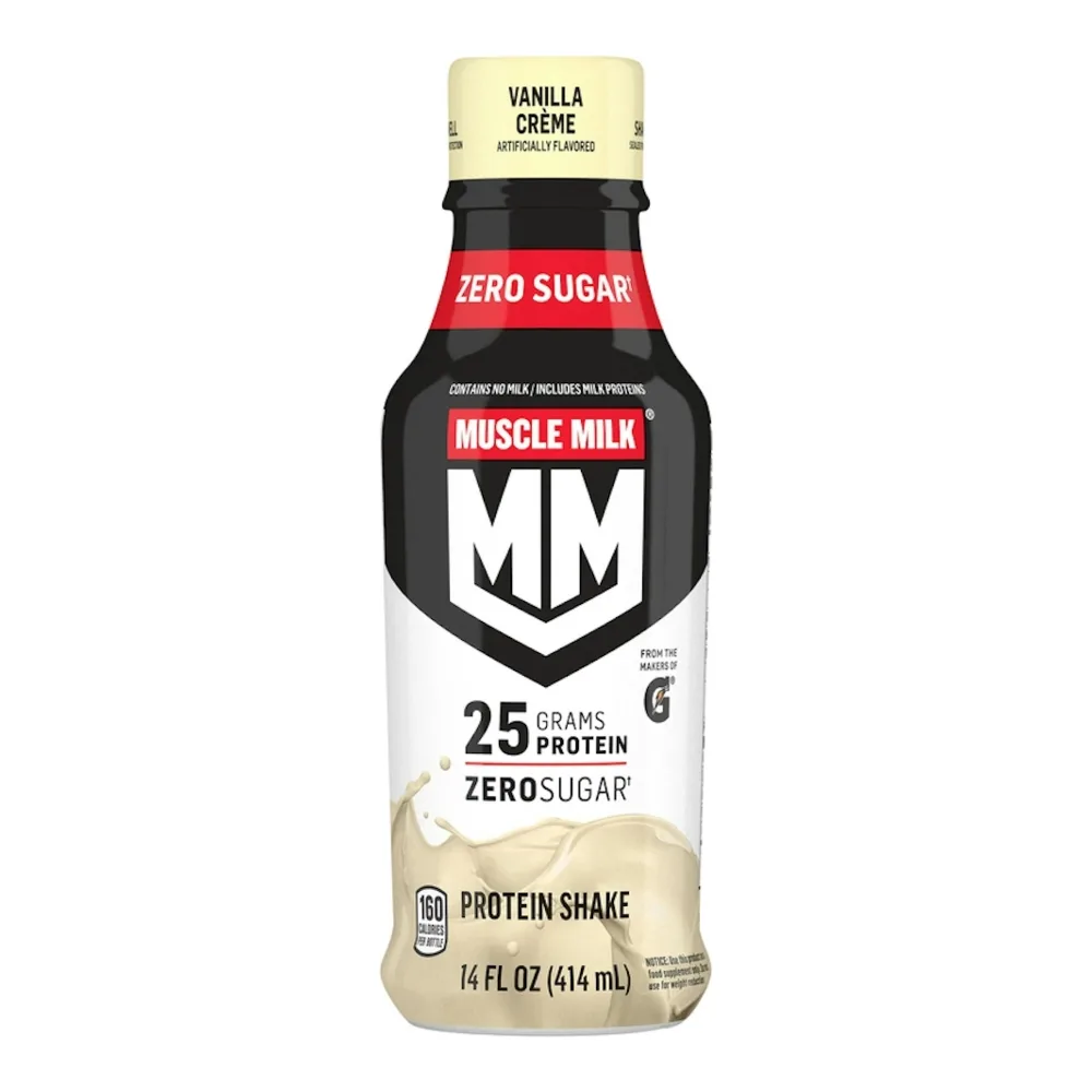 876063002028 MUSCLE MILK VANILLA ZERO SUGAR 14Z - Image 1