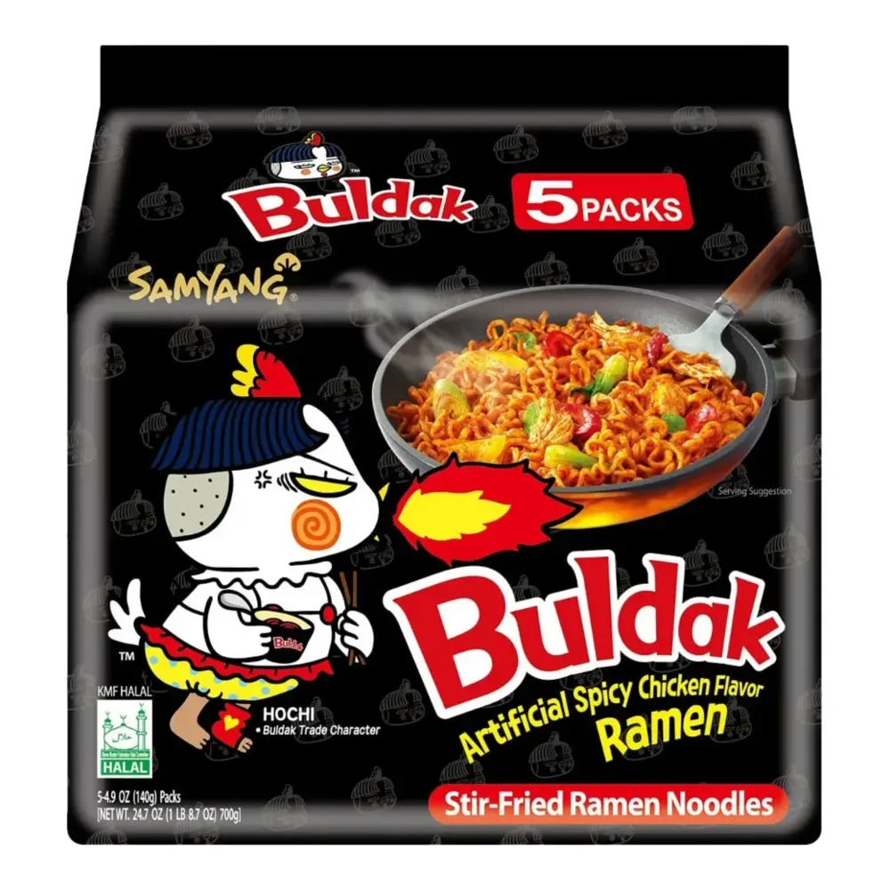 8801073140578 SAMYANG RAMEN HOT CHIKEN 5PK - Image 1