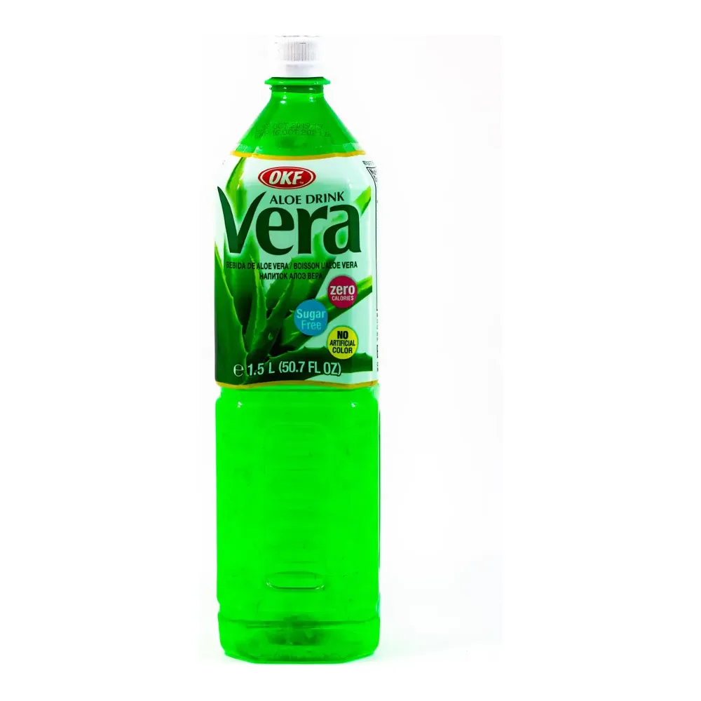 884394002495 OKF ALOE DRINK ORG SUGAR FREE 1.5L - Image 1