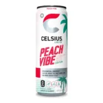 CELSIUS PEACH MANGO GREEN TEA 12Z