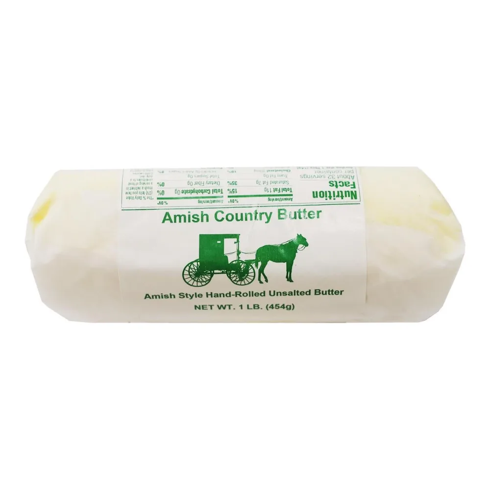 890769002526 AMISH COUNTRY BUTTER UNSLTD 1LB - Image 1