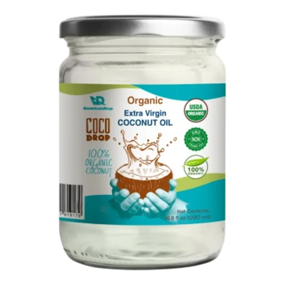 8935012801845 AMERICAN DROP ORG EXT VIRGEN COCONUT OIL 16.9 - Image 1