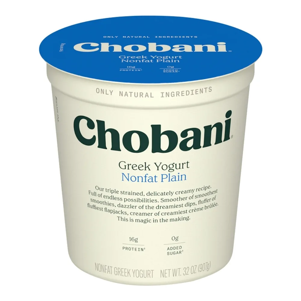 894700010137 CHOBANI GREEK PLAIN YOGURT 32Z - Image 1