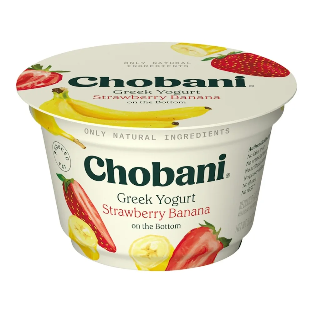 894700010328 CHOBANI GREEK YOGURT STRB/BAN 5Z - Image 1